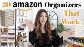 20 AMAZON Home Organization Items You Need That WORK 2023 / Whole House Organization Ideas