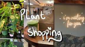 Let's go plant shopping ! VLOG| new plants, coffee shop, antique shopping