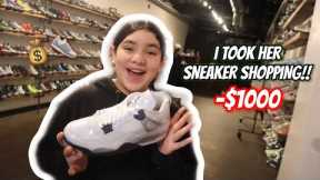 I TOOK HER ON A SNEAKER SHOPPING SPREE!!