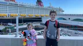 Disney Fantasy Day 1 - Embarkation, Room Changes, Dinner at Enchanted Garden, and The Pumpkin Tree!!