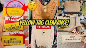 🤩 TJ MAXX 🟨 YELLOW TAG CLEARANCE ‼️ SHOP WITH ME FOR HANDBAGS SHOES & CLOTHING 🟨 NEW FINDS TOO ‼️