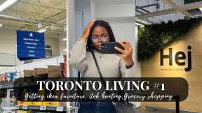 Toronto Living #1 -  Canada job hunting, Getting our Ikea furniture, Grocery shopping and more.