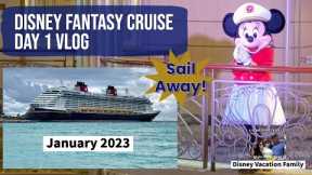Disney FANTASY Cruise Vlog Day 1, 2023 - Disembarking