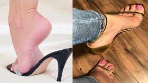 Most Beautiful Super Pncil High Heels  Sandals Shoes for   Womens  Footwear design