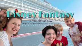 DISNEY FANTASY | EMBARKATION DAY | 7-Night W. Caribbean Christmas Cruise | The Motivational Pinup