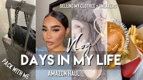 DAYS IN MY LIFE VLOG ♡ Amazon Haul + Selling My Clothes + Pack With Me + More!