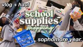 school supplies shopping 2021 *sophomore year*