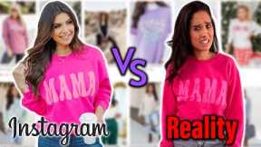 Instagram Shopping FAIL?! * Online vs Reality *