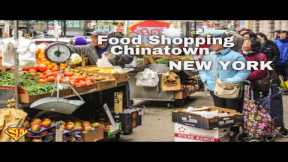 LIVE NYC: Chinatown New York Food/Fruit Shopping