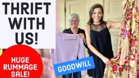 Goodwill HAUL - Thrift With Us! Thrift Store Shopping for vintage and fashion!