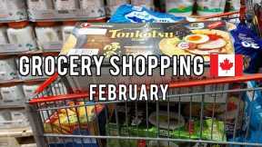 Grocery Shopping Compilation in Canada 🛒Summary of February grocery shopping