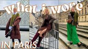 WHAT I WORE in PARIS | 2 weeks of thrifted outfits & what I did on my trip to France | WELL-LOVED