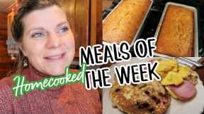 HOMECOOKED MEALS OF THE WEEK + DESSERTS | What Real Family Meals Look Like