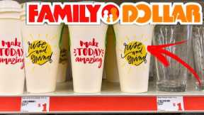 FAMILY DOLLAR SHOPPING *$1.00 (NOT $1.25) NEW FINDS FOR THE WEEK!!!