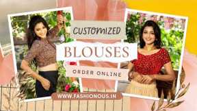 Order Customized Blouses Online | Fashionous