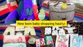New born baby shopping haul | baby shopping for the first time | ishmal fatima