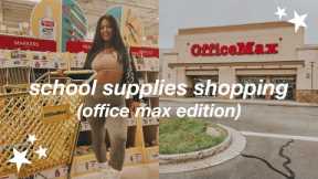 college school supplies shopping vlog + giveaway 2022 | office max