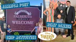 Disney Fantasy Cruise Remy Dinner, Falmouth, Jamaica Port & Super Fun Ship Activities