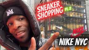 THIS STORE IS HUGE‼️ SNEAKER SHOPPING AT THE NIKE STORE IN NYC PT 2 NIKE NYC VLOG!!