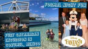 Cozumel, Mexico Fury Catamaran Excursion & Disney Fantasy Cruise Formal Night at Animator's Palate
