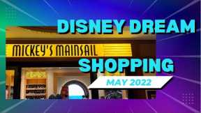 Disney Dream Shopping Glance May 2022