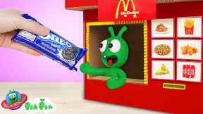 Pea Pea and his Mc Donald's Shop Toy - Pea Pea Cartoon
