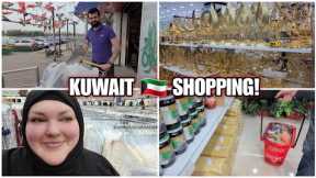 COUPLE TAKE YOU SHOPPING IN KUWAIT! SYRIAN GROCERY STORE AND RAMADAN DECOR