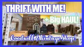 I CLEANED UP AT GOODWILL! THRIFT WITH ME & HAUL! + + FUN Vintage Shopping!