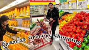 ✨RAMADAN FOOD PREPARATION | Grocery shopping for Ramzan in Canada | pre ramadan prep! | Nida