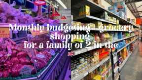 Monthly budgeting + grocery shopping for a family of 2 in the 🇬🇧