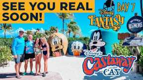 Our First Visit to Castaway Cay! Our Last Day on the Fantasy & Disembarkation | Disney Fantasy Day 7