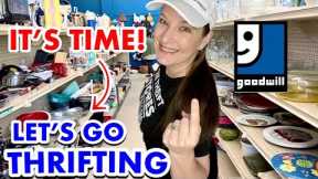 Something new! Thrifting GOODWILL + a Thrift Haul * HOME DECOR & More!