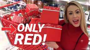 NO BUDGET ❤️ RED ONLY ❤️ TARGET SHOPPING SPREE!