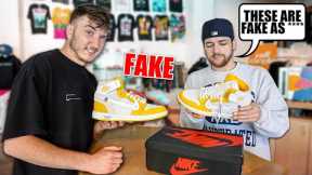 I Tried To Sell FAKE Off-White Jordan 1s At Sneaker Stores