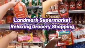 Landmark Supermarket Relaxing ASMR Grocery Shopping Vlog April 2023