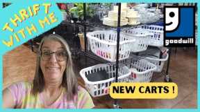 They Brought Out 4 New Carts! | Thrift With Me at Goodwill
