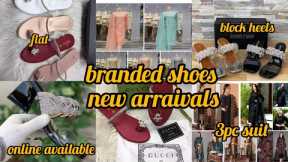 very stylish branded shoes/ 2 and 3pc suits/ kids dresses/ new arrivals 2023.