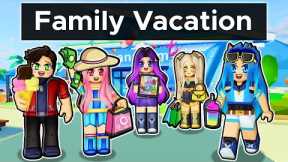 Our FAMILY VACATION in Roblox Livetopia!