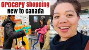 GROCERY SHOPPING WITH MY Granddaughter in Canada for the first time | family vlog | sarah buyucan