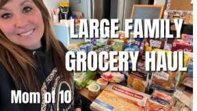 LARGE FAMILY GROCERY HAUL | GROCERY HAUL | WALMART PICKUP HAUL