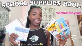 HUGE BACK TO SCHOOL SUPPLIES HAUL + SHOPPING 2022 uk! *year 11 edition*