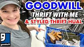 Are you kidding me?! THRIFTING GOODWILL FOR HOME DECOR + SHOWING A STYLED THRIFT HAUL