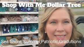 Amazing Shop With Me At Dollar Tree Sea shore, Summer, Patriotic & Gradutions (All New!!!)