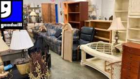 GOODWILL FURNITURE SOFAS DRESSERS CHAIRS TABLES KITCHENWARE SHOP WITH ME SHOPPING STORE WALK THROUGH