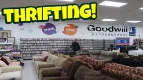 Thrifting a Goodwill SUPER STORE in Fredericksburg Virginia | Selling on Ebay and Amazon FBA!