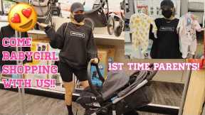 Going baby shopping for the first time **went a little crazy**
