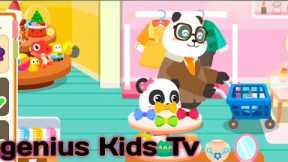 baby bus kids Shopping mall and ghost saree shop inside this video: which have lots of toys⛄☃️🐼🐹