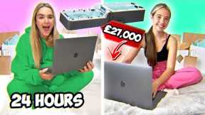 24 Hour Online Shopping Challenge *EXTREME BUDGET!!**