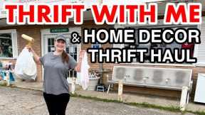 HOME DECOR THRIFTING WITH A THRIFT HAUL * COME THRIFT WITH ME & LET’S SEE WHAT’S ON THE SHELVES