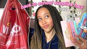 HUGE back to school supplies haul 2021 || uk